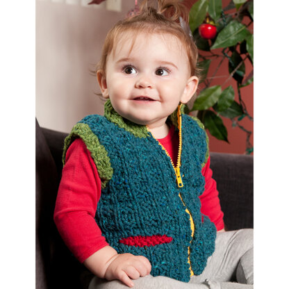 Black Bird Knits Vick Park Baby/Child Vest PDF