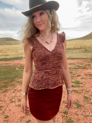 Wyoming Romance Lace Top