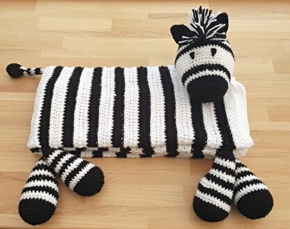 Noah's Zebra Cot Blanket