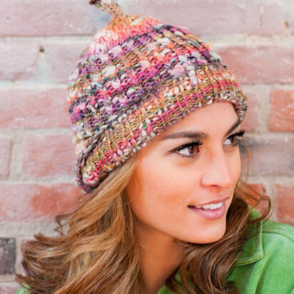 Hat in Plymouth Yarn Sophia Tweed - F559 - Downloadable PDF