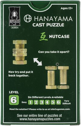 University Games Hanayama Cast Puzzles - Nutcase Level 6