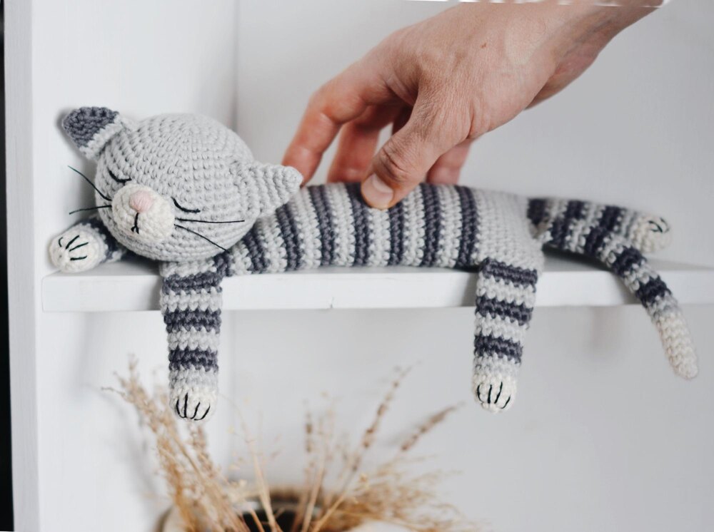 Sailor the Sleepy Cat Crochet Pattern Crochet pattern by Firefly