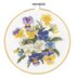 DMC Violets Cross Stitch Kit - 18cm Diameter