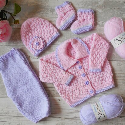 Rebecca Baby Cardigan Set