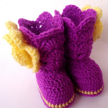 Rapunzel Baby Boots