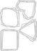 Sizzix Thinlits Dies By Tim Holtz - Geo Frames