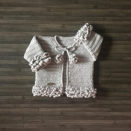 Harriet Newborn to 10 Years Cardigan and Hat Set