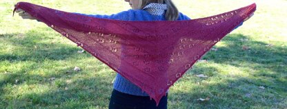 Rose Garden Shawl