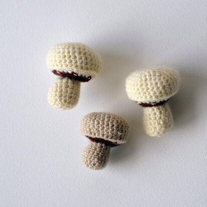 Mushroom Crochet Pattern, Mushroom Amigurumi, Food Amigurumi, Vegetable Crochet Pattern