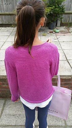 School uniform cardigan Knitting pattern by Elizabeth Felgate