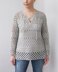 Lace up granny sweater