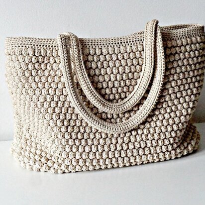 Crochet Tote Handle Bag