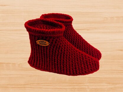 Crochet Women's Red Boot