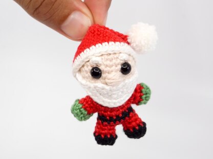 Mini Noso Santa Claus Crochet Pattern