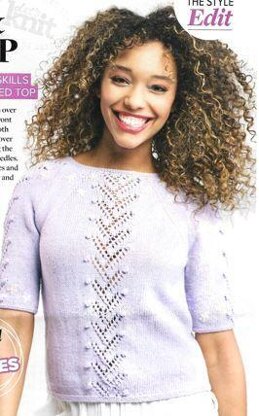Eyelet Twigs and bobbles Top