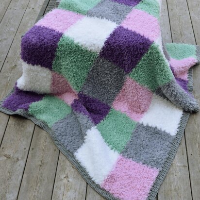 Furry Squares Blanket