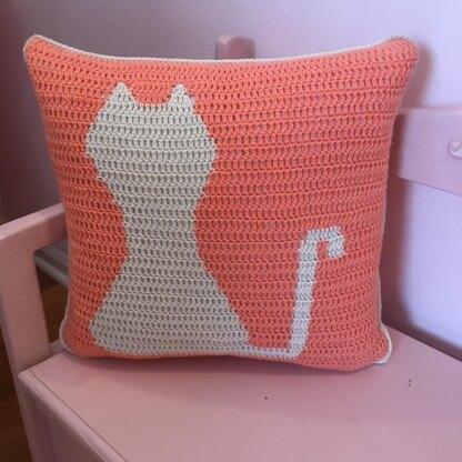 Retro Cat Pillow