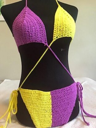 Two Tone Bikini Set