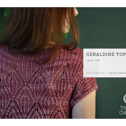 Geraldine Top by Agata Mackiewicz - Top Knitting Pattern For Women in The Yarn Collective