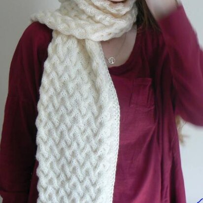 Easy Peasy Cable Scarf