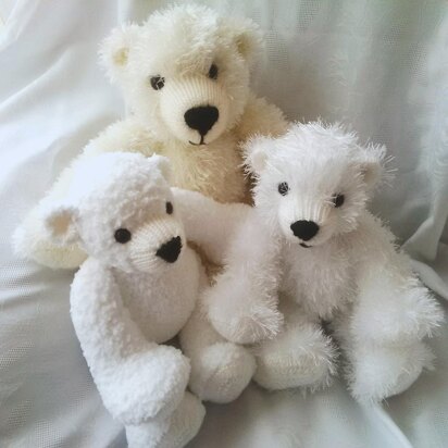 Polar Bear, 2 sizes, large and small