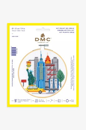 DMC New York Cross Stitch Kit - 5.9in