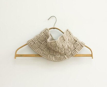 Crochet Basket Weave Cowl