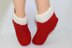 Christmas Super Chunky Slipper Boots