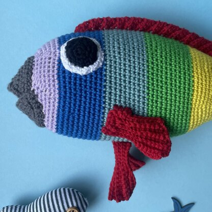 Parrotfish amigurumi