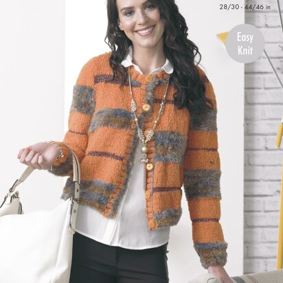 Boxy Jacket & Sweater in King Cole Urban - 4329 - Downloadable PDF
