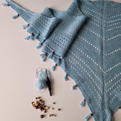 S'up Coconut crochet shawl