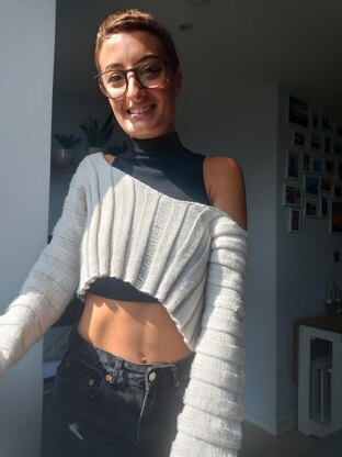 Cozy cropped sweater