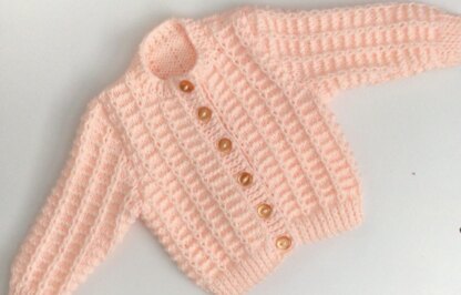 Little Loops Crew Neck Baby Cardigan