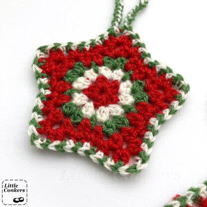 Granny Crochet Ornaments