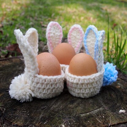 Easter bunny egg cozy