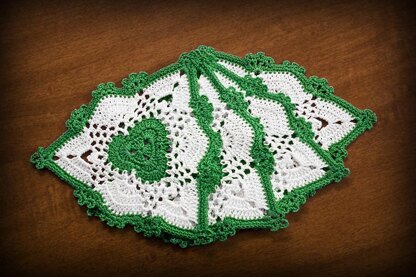 Irish Shamrock Coasters