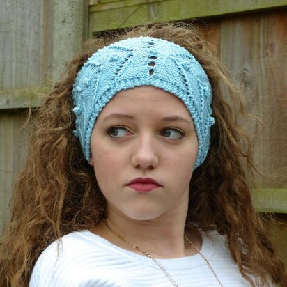 Chevron and Bobble Headband