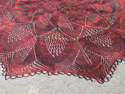 Eyjafjallajökull Shawl