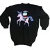 Santa On A Cute Unicorn Jumper  / Sweater