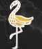 Artdeco Creations Couture Creations Sentiment Mini Die - Flamingo Silhouette 1.9"X1.9"