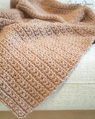 Star Stitch Cozy Throw