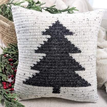 Xmas Tree Pillow Cover