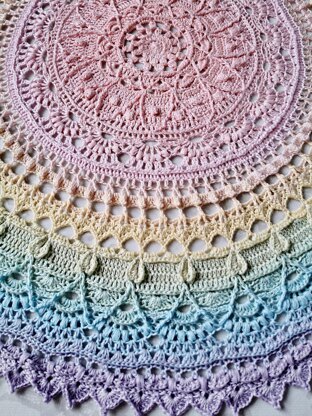 Marigold Magic Mandala Blanket