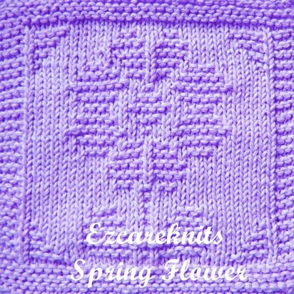 Spring Flower - knitting pattern