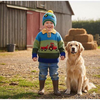Tractor and trailer sweater