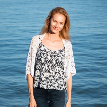 Knitting pattern Air Summer Open Bolero