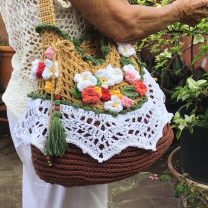 Window box crochet bag pattern