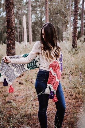 Wander Easy Crochet Shawl