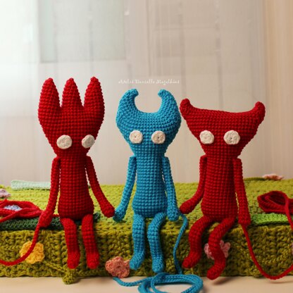 Yarn Spirit Trio – Amigurumi Fanart Pattern Bundle (Digital PDF)