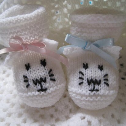 Little Kitten Baby Booties